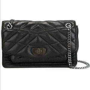 Zadig & Voltaire Women's Black 'Skinny Love' Quilted Crossbody Bag